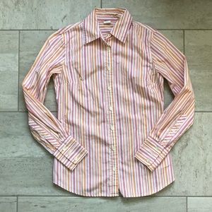 J. Crew button down - pinks/oranges